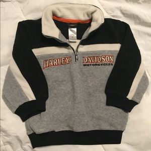 2T Harley Davidson fleece pull over